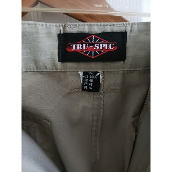 TRU-SPEC NRA Mens 40x32 Tactical Police Style Training Lightweight Pants Tan - Picture 5 of 12